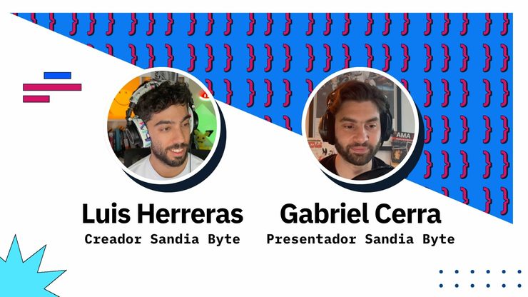 Luis Herreras y Gabriel Cerra en la portada de su entrevista en Codemotion Magazine